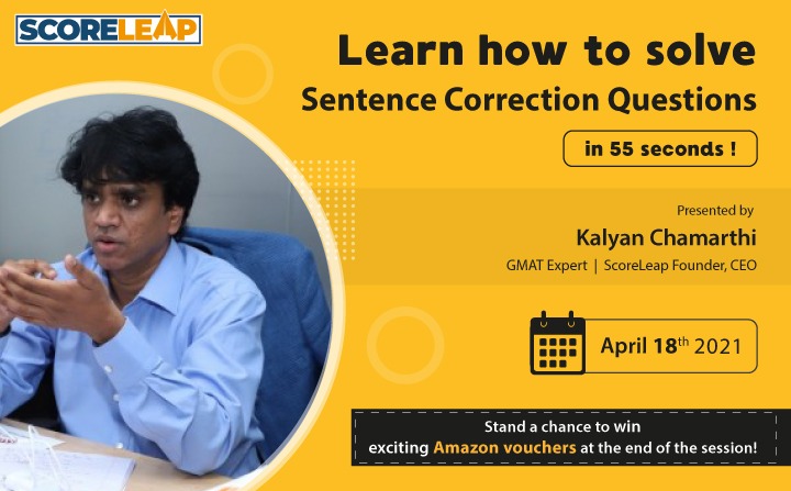How to Solve GMAT Sentence Correction Questions in 55 seconds from ScoreLeap