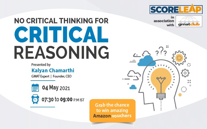 No Critical Thinking For Critical Reasoning from ScoreLeap