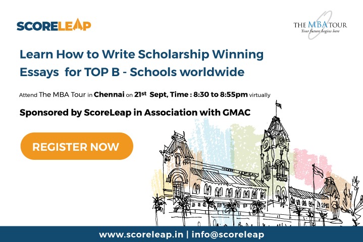 Scholarship winning essay Chennai Virtual event